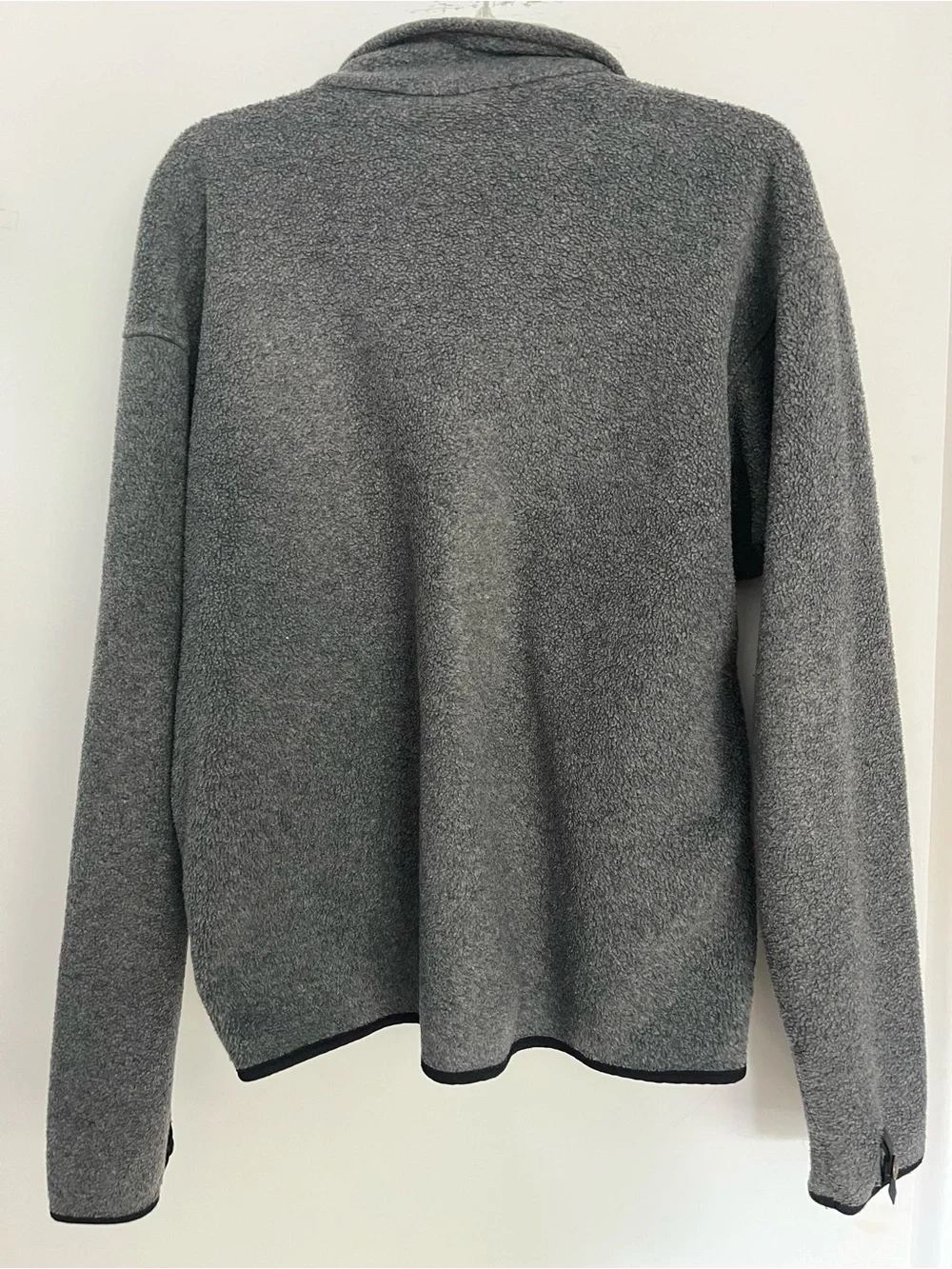The North Face Men's Gray Zip-Up Fleece Jacket